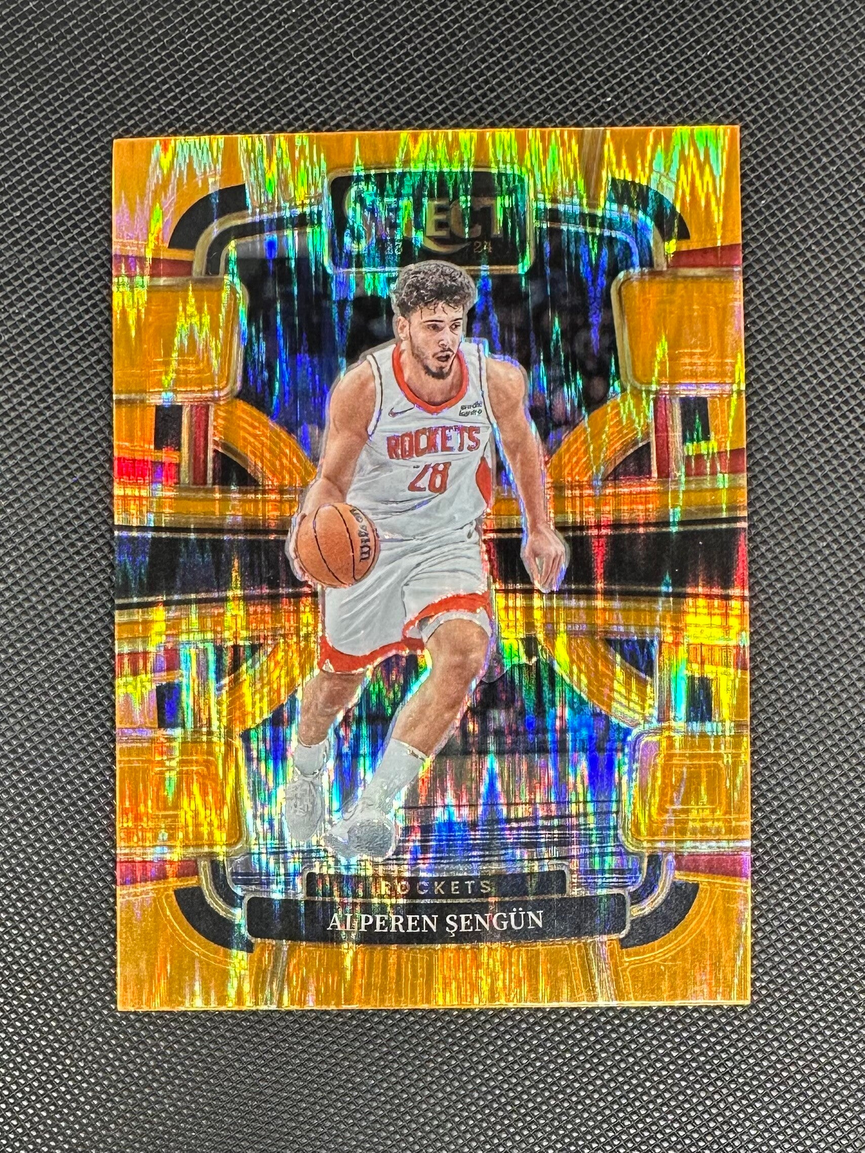Alperen Sengun Panini Select Basketball 2023/24 Orange Flash Prizm #13