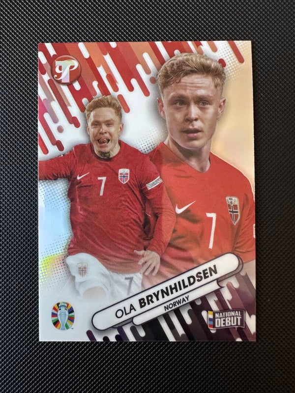 Ola Brynhildsen Topps Pristine 2023 Road To UEFA Euro24 Fresh Faces #FF-OB