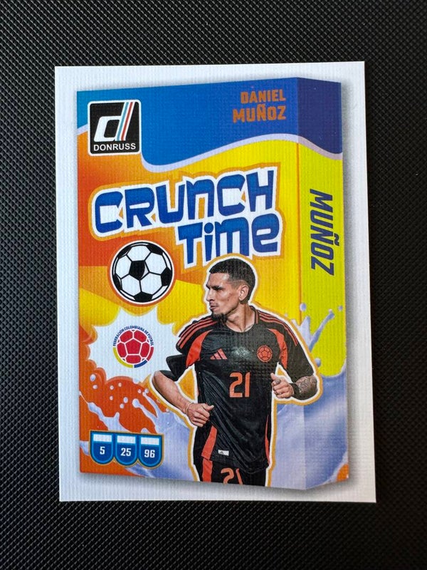 Daniel Munoz Panini Donruss 2024/25 Crunch Time #8 KOLUMBIJA