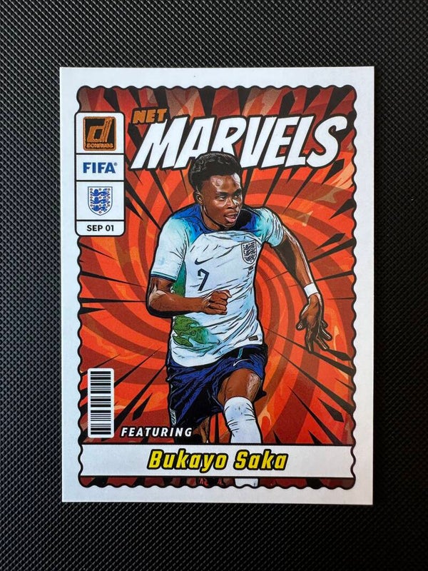 Bukayo Saka Panini Donruss 2023/24 Net Marvels #4
