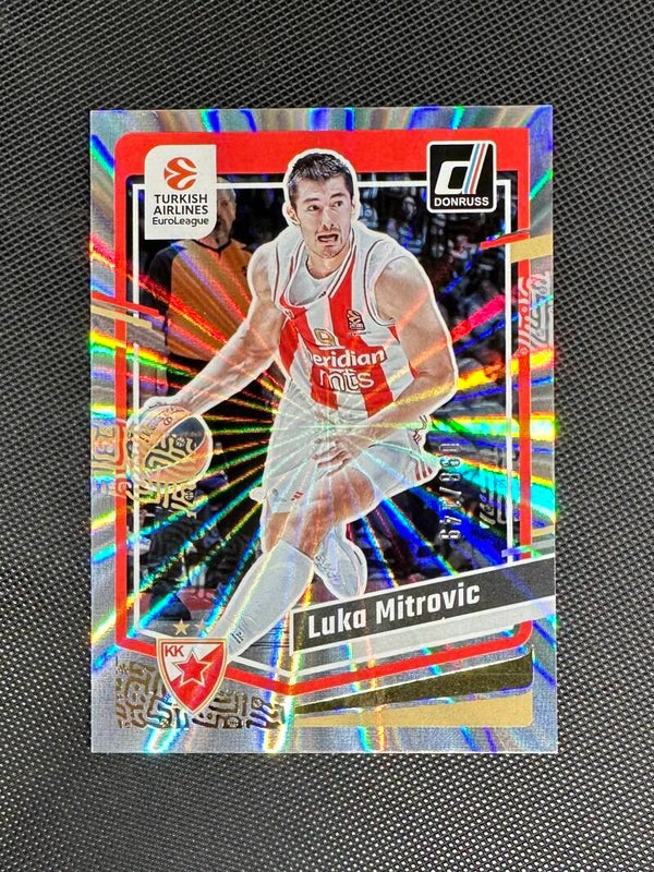 Luka Mitrović /149 Panini Donruss Euroleague Basketball 2023/24 Holo Laser #15