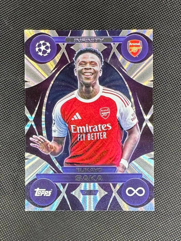 Bukayo Saka Topps Match Attax Infinity