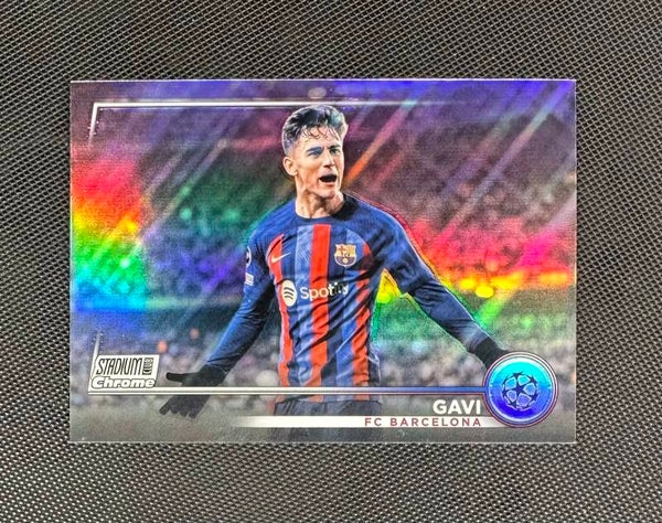 Gavi Topps Stadium Club Chrome 2022/23 Refractor #68