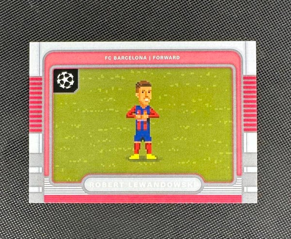 Robert Lewandowski Topps UEFA Club Competitions 2025/26 8-Bit Shots #8B-13