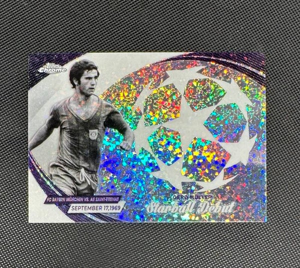 Gerd Muller Topps Chrome UEFA CC 2023/24 Starball Debut #SD-14