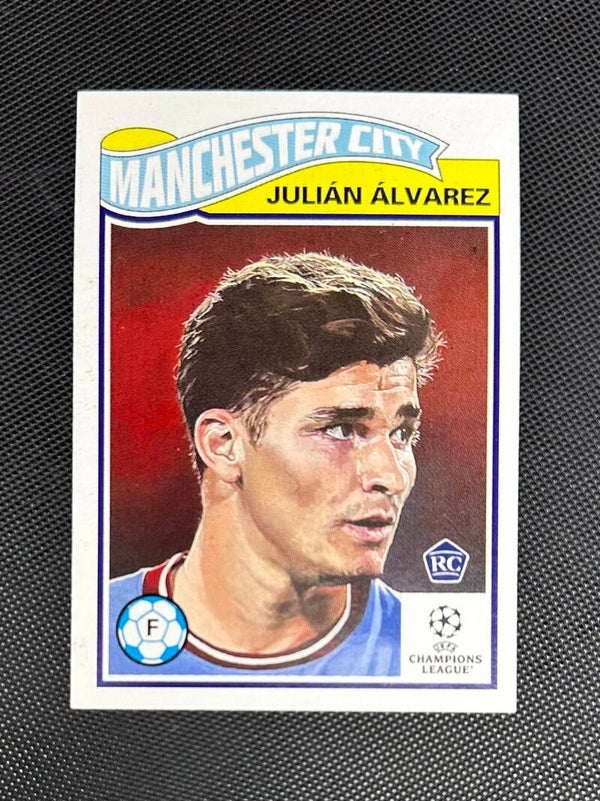 Julian Alvarez Rookie Topps Living UEFA Club Competitions 2023 #524