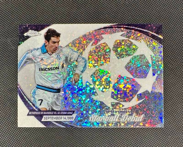 Robert Pires Topps Chrome UEFA CC 2023/24 Starball Debut #SD-15 MARSEILLE