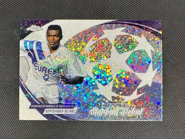 Marcel Desailly Topps Chrome UEFA CC 2023/24 Starball Debut #SD-13 MARSEILLE