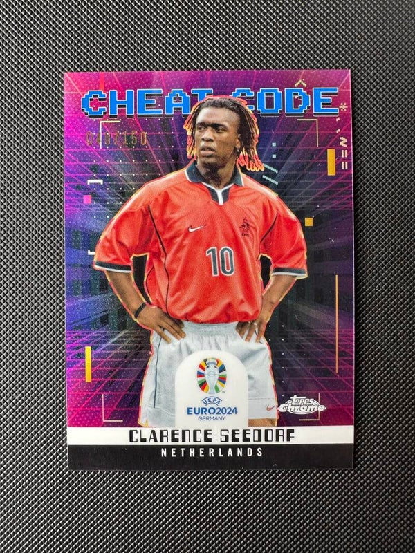 Clarence Seedorf /150 Topps Chrome 2024 UEFA Euro24 -Cheat Code #CC-13