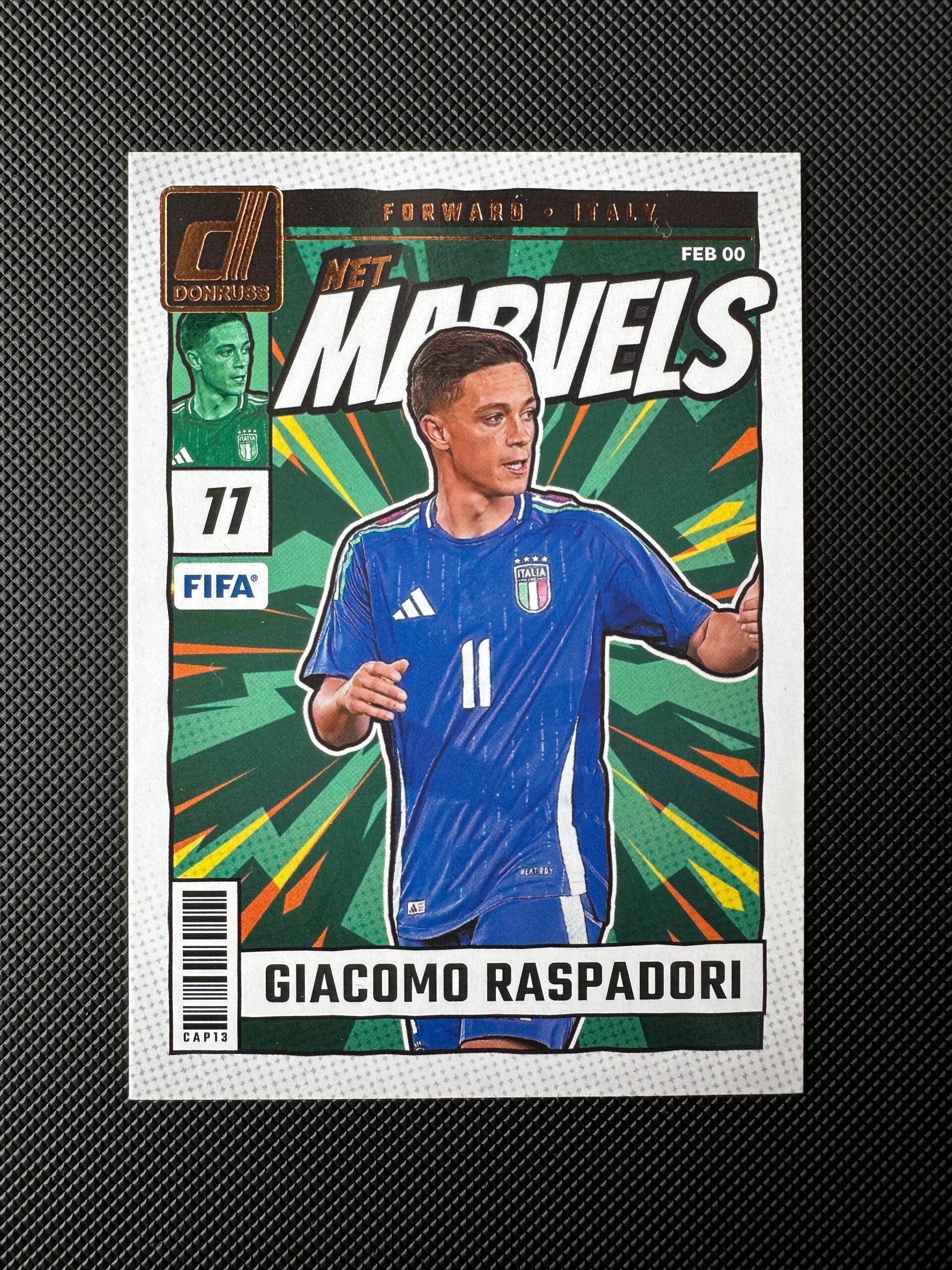 Giacomo Raspadori Panini Donruss 2024/25 Net Marvels #11