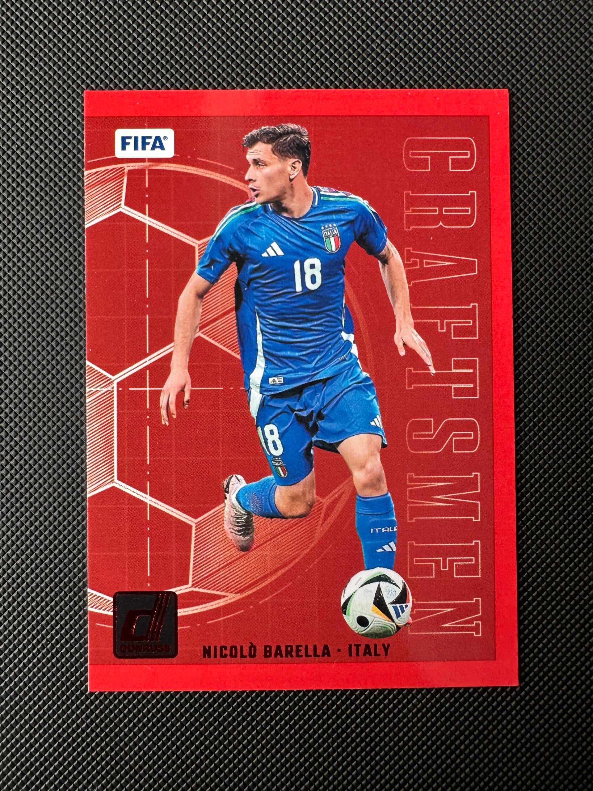 Nicolo Barella Panini Donruss 2024/25 Craftsmen Red #20