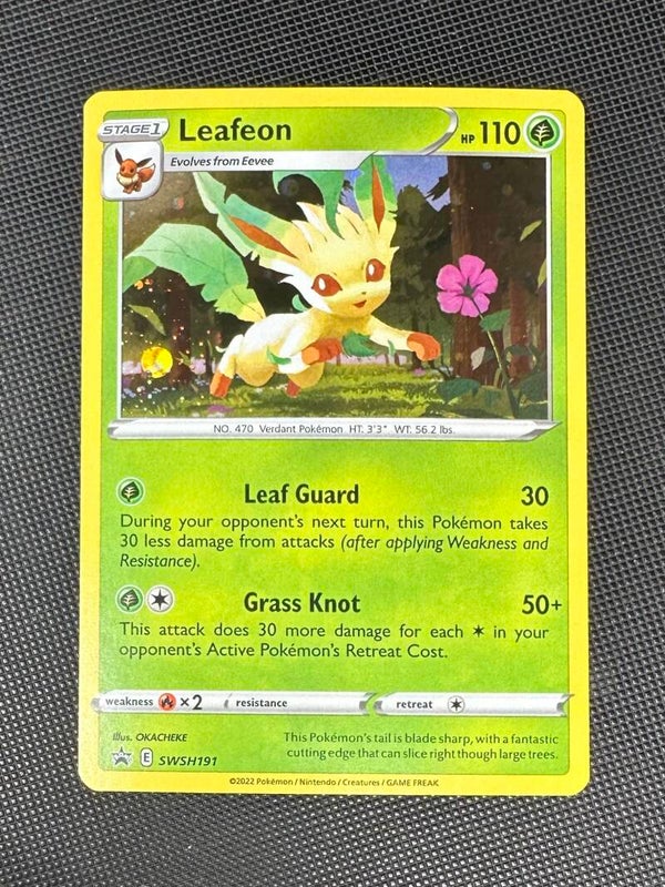 Leafeon SWSH191 Sword & Shield Black Star Promo Set