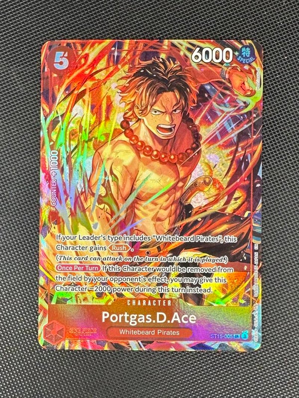 Portgas. D. Ace ST15-005 Illustration Box Vol. 5 - Super Rare