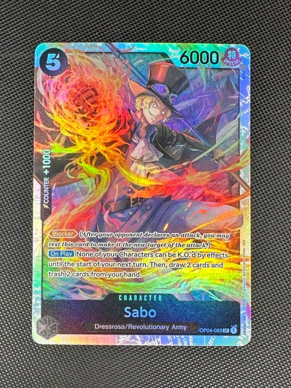 Sabo OP04-083 Kingdoms Of Intrigue OP04 - Super Rare
