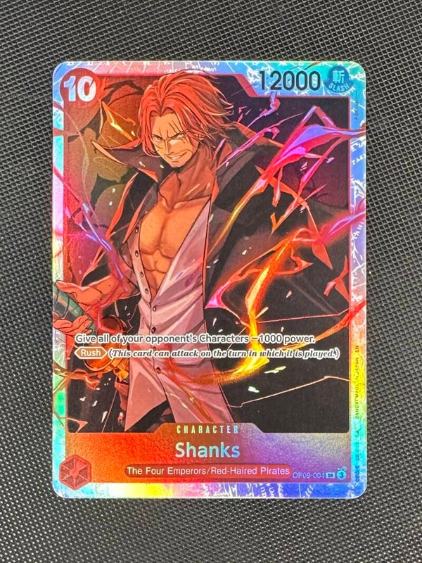 Shanks OP09-004 Emperors In The New World OP09 - Super Rare