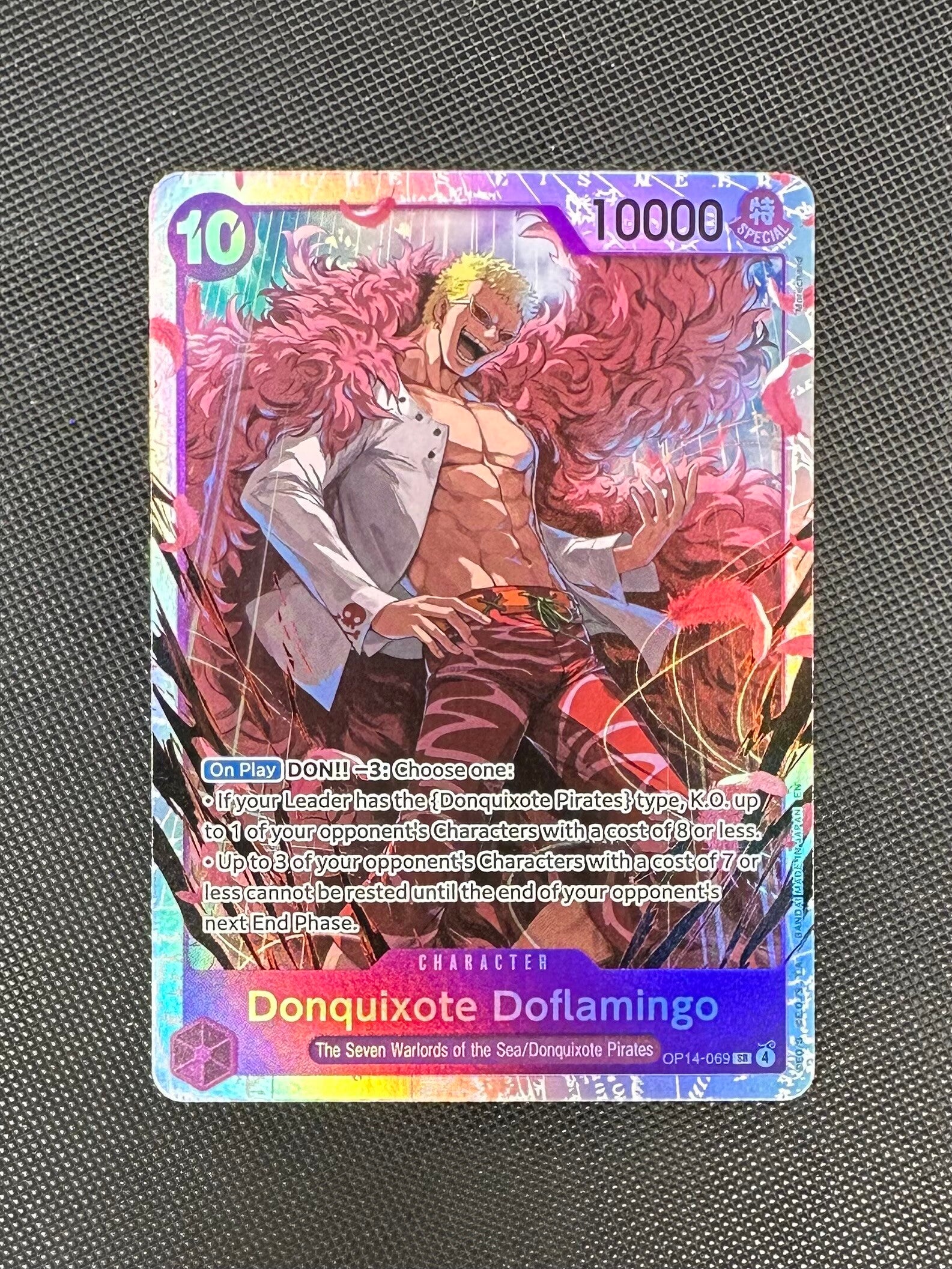 Donquixote Doflamingo OP14-069 The Azure Sea's Seven - Super Rare