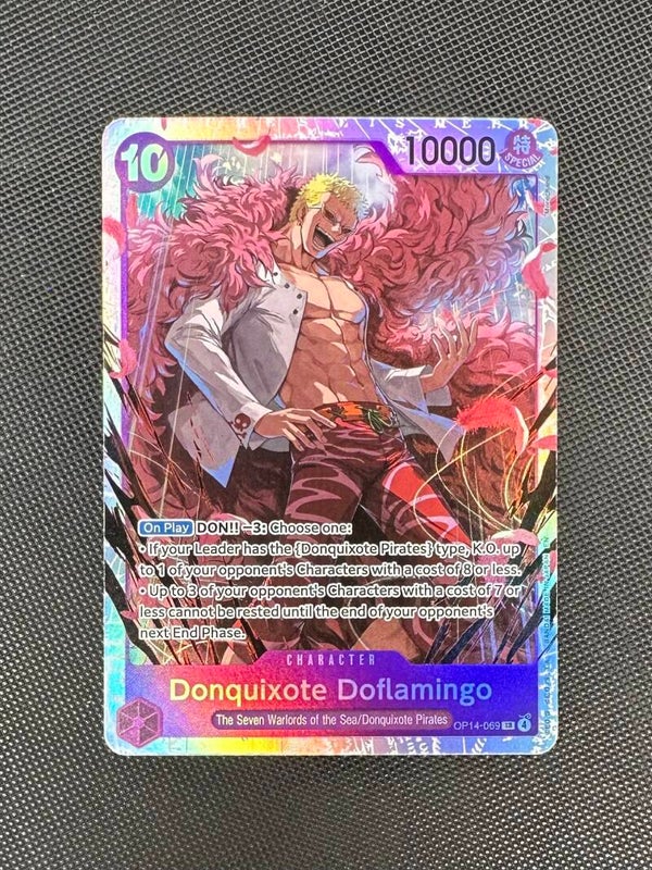 Donquixote Doflamingo OP14-069 The Azure Sea's Seven - Super Rare