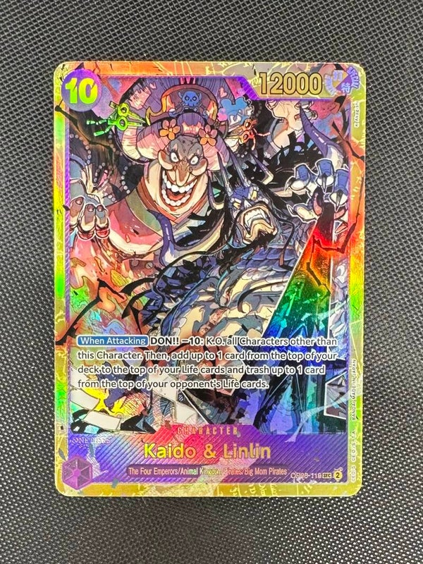 Kaido & Linlin OP08-119 Two Legends Set OP08 - Secret Rare