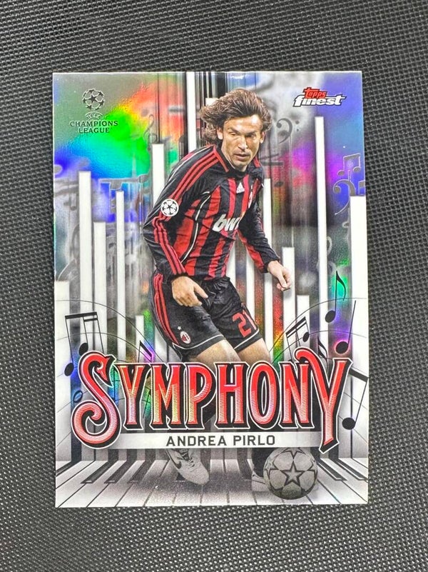Andrea Pirlo Topps Finest UEFA CC 2025 Symphony #SY-4