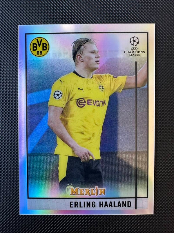 Ering Haaland Topps Merlin UEFA CL 2020/21 Refractor #65