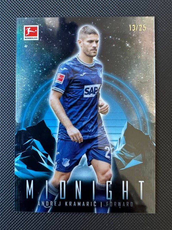 Andrej Kramarić /25 Topps Midnight Bundesliga 2024/25 Moonrise Parallel #27 TSG HOFFENHEIM
