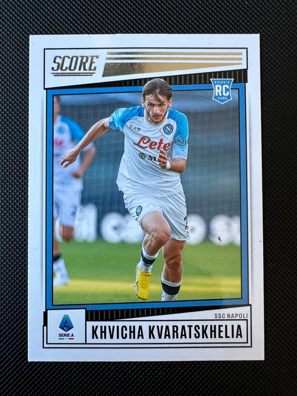 Khvicha Kvaratskhelia Rookie Panini Score Serie A #147 NAPOLI