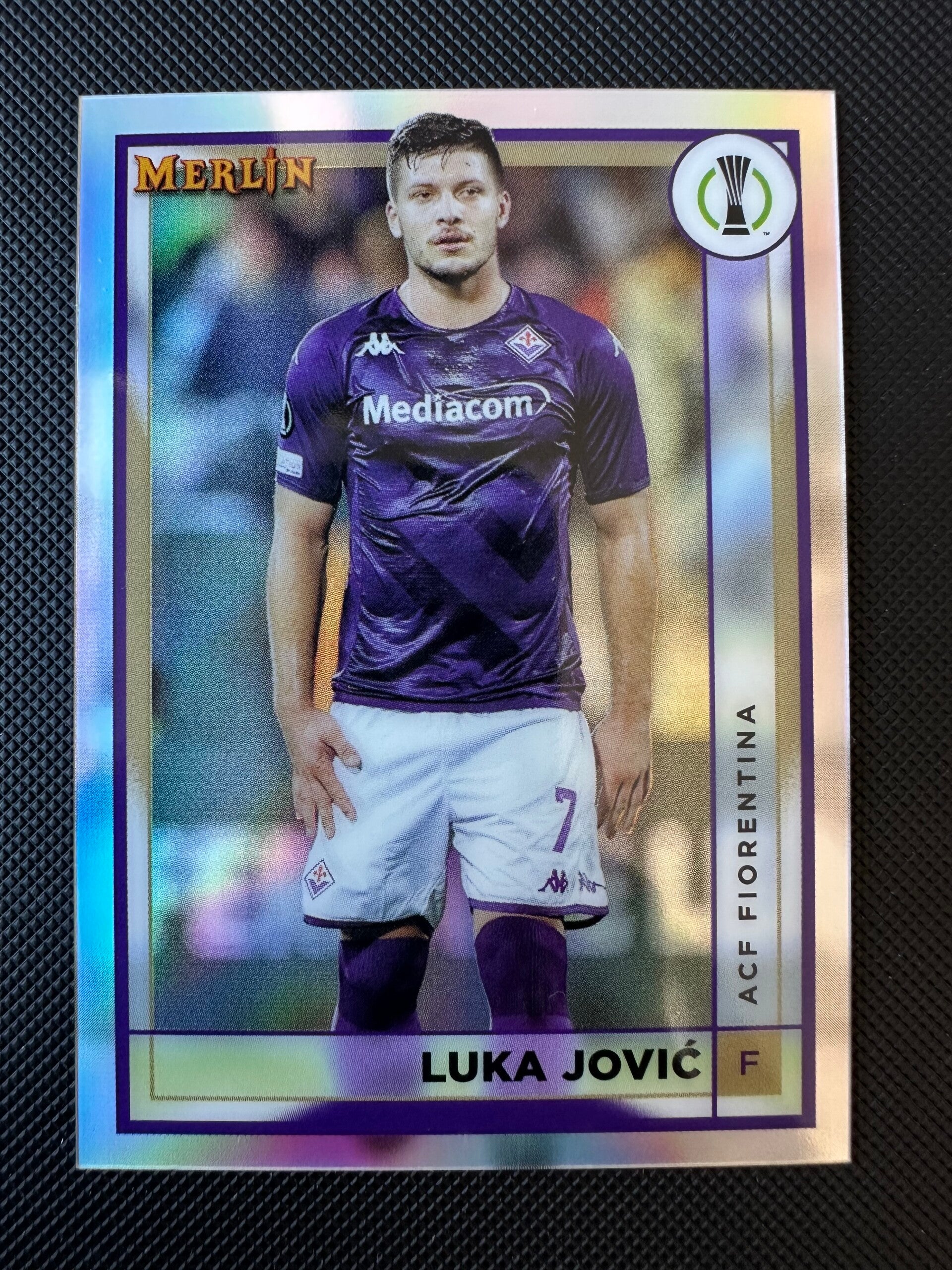 Luka Jović Topps Merlin Chrome 2023 Refractor #6 FIORENTINA