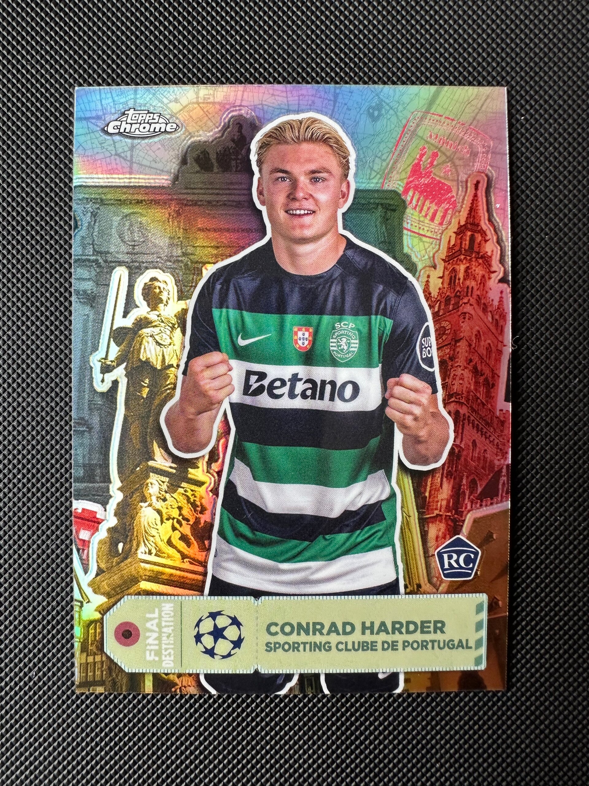 Conard Harder Rookie Topps Chrome 2025 Final Destination Refractor #FD-12 SPORTING