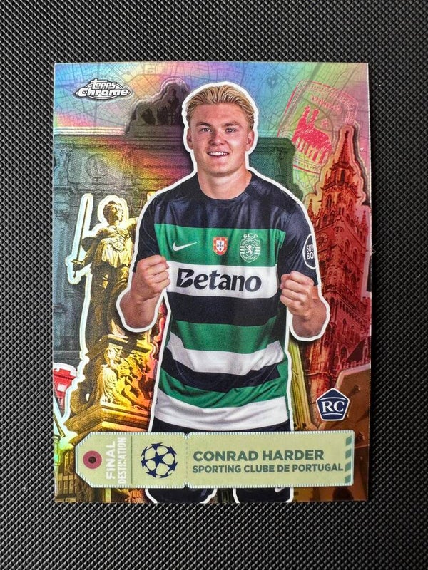 Conard Harder Rookie Topps Chrome 2025 Final Destination Refractor #FD-12 SPORTING