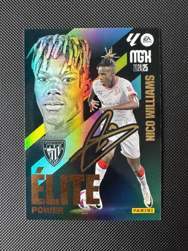 Nico Williams Panini MGK La Liga 2024/25 Elite Pover #P11 ATHLETIC BILBAO