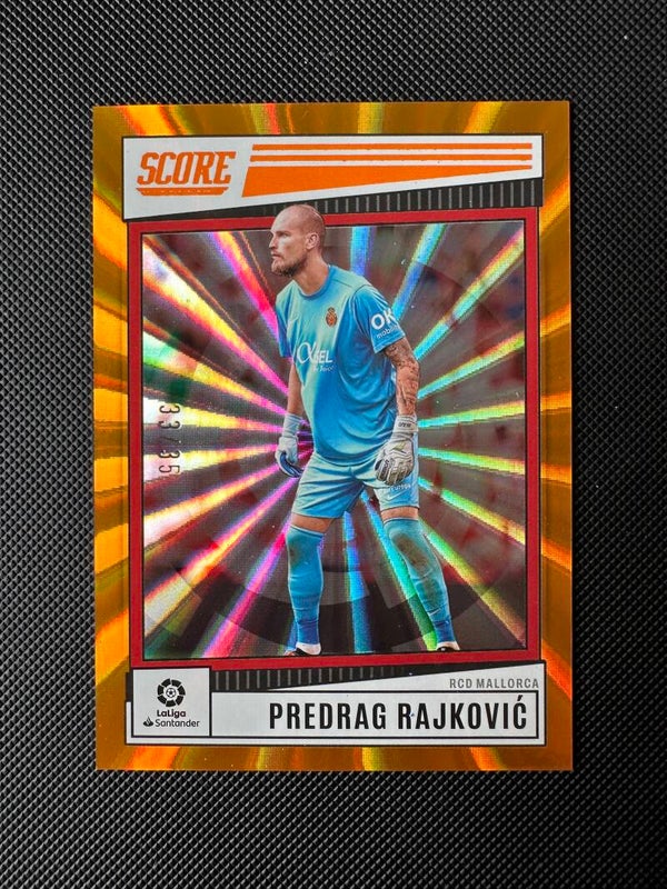 Predrag Rajković /35 Panini Score La Liga 2022/23 Orange Lazer #128 MALLORCA