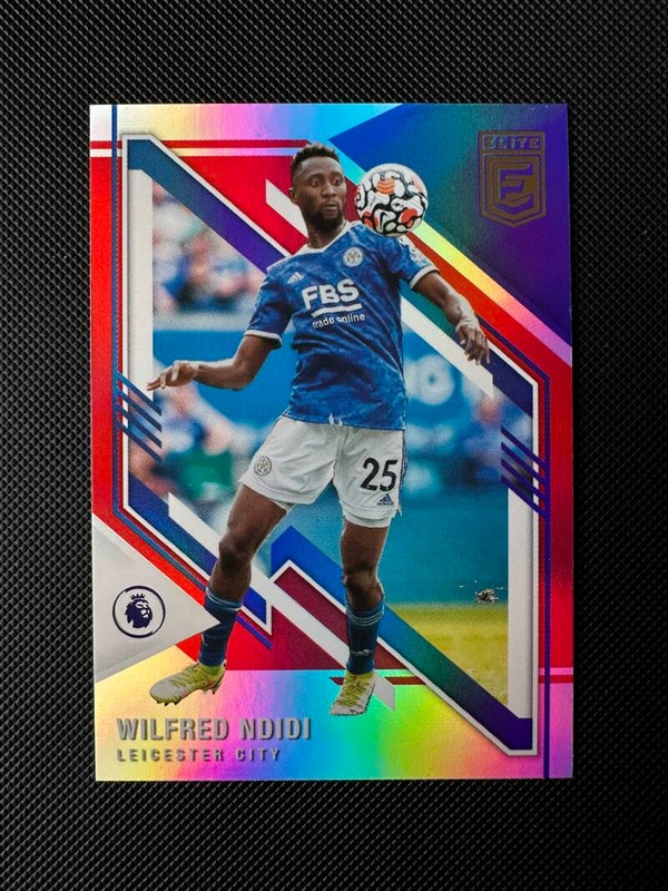 Wilfred Ndidi Panini Donruss Elite Premier League 2021/22 Red Foil #85 LEICESTER