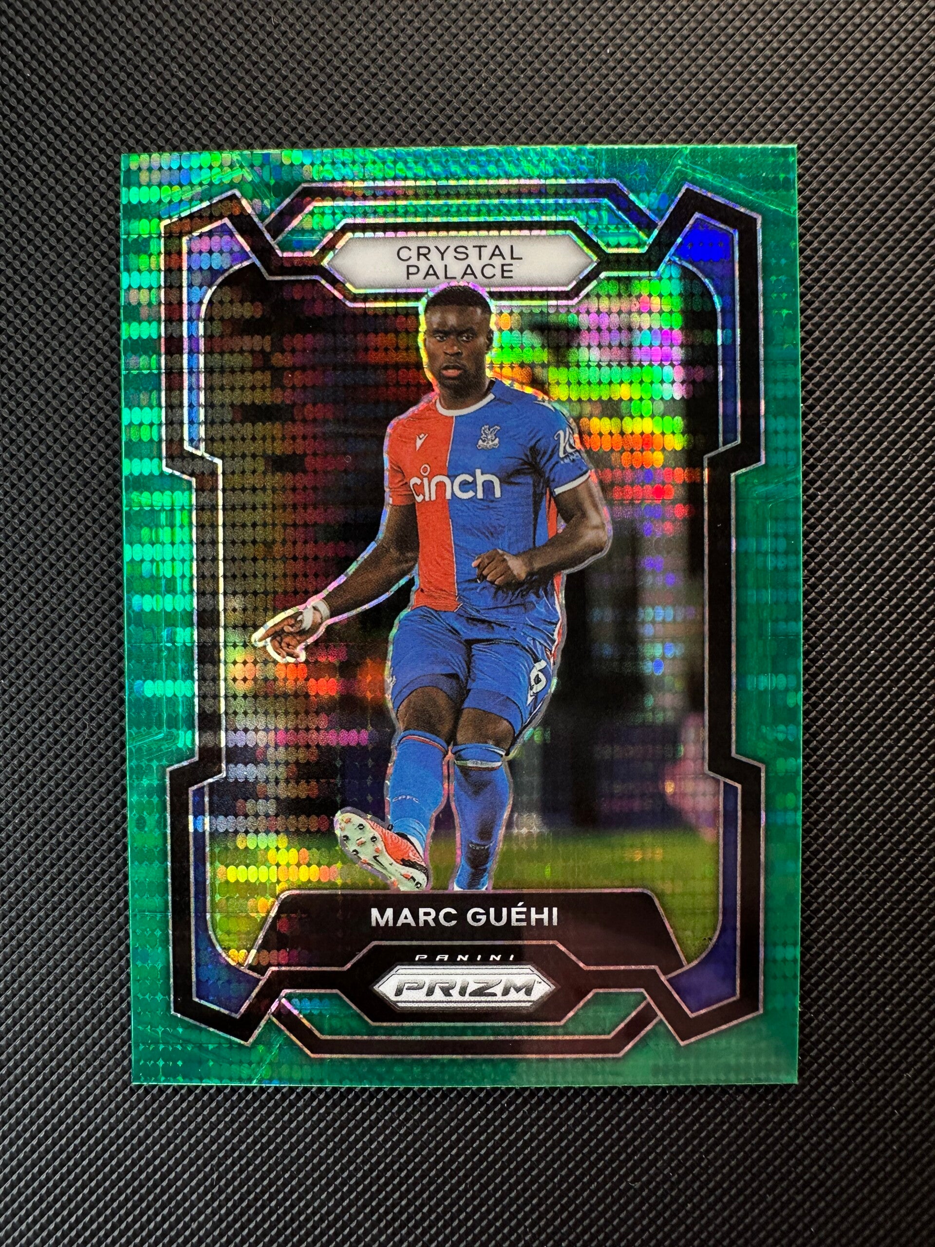 Marc Guehi Panini Prizm Premier League 2023/24 Green Pulsar Prizm #172 CRYSTAL PALACE