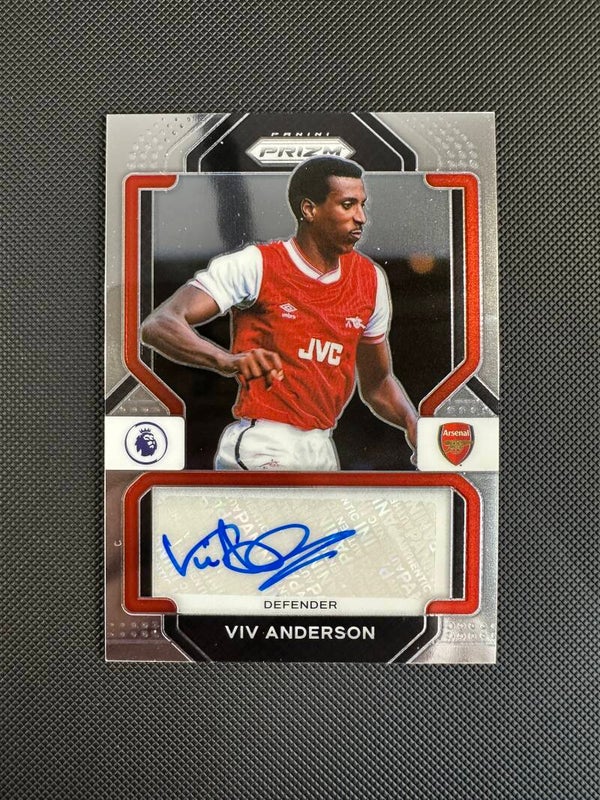 Viv Anderson Auto Panini Prizm Premier League 2022/23 #S-VA