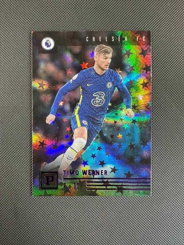 Timo Werner Panini Chronicles Premier League 2021/22 Purple Astro #26