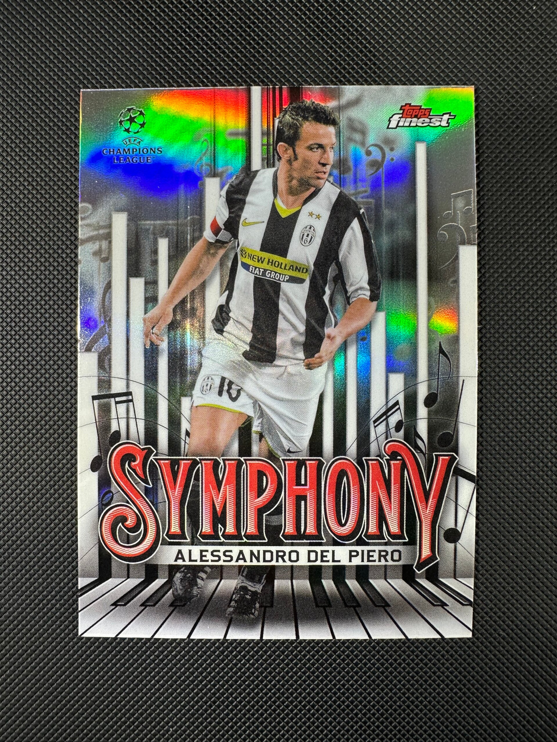 Alessandro Del Piero Topps Finest 2025 Simphony Refractor #SY-25