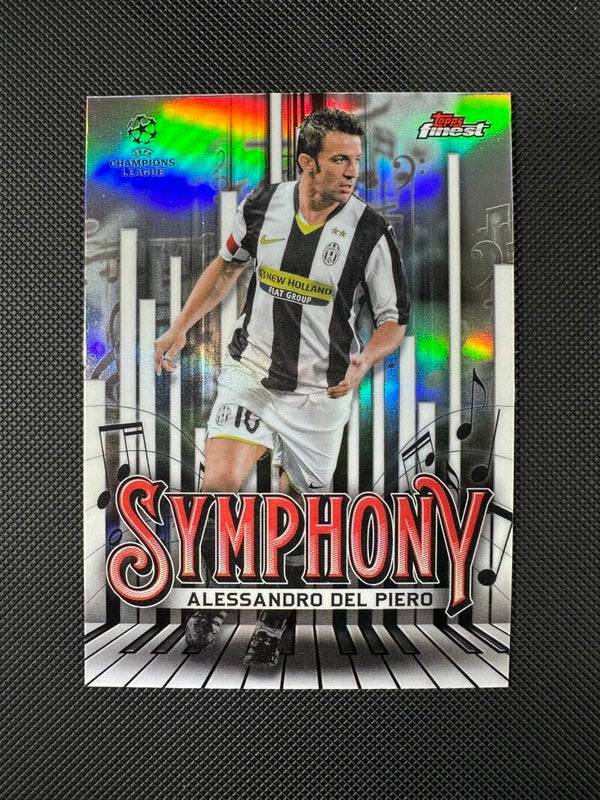 Alessandro Del Piero Topps Finest 2025 Simphony Refractor #SY-25