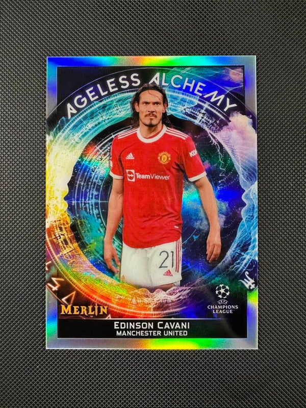 Edinson Cavani Topps Merlin 2022 Ageless Alchemy #AA-6 MAN. UTD.