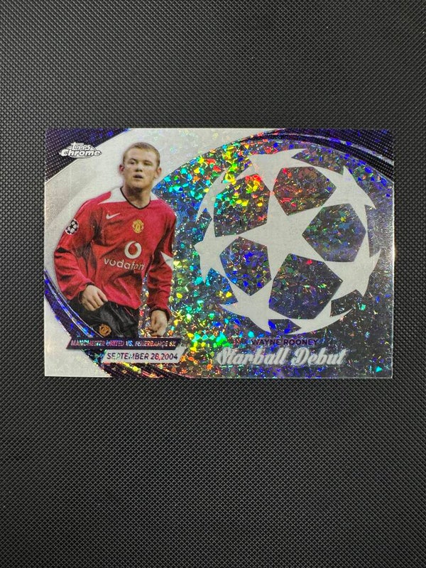 Wayne Rooney Topps Chrome 2024 Starball Debute #SD6 MAN. UTD.