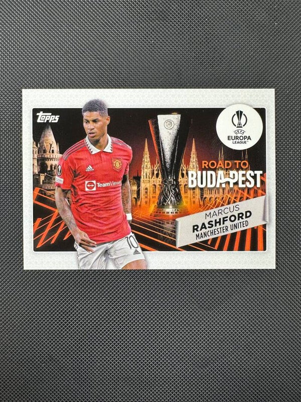 Marcus Rashford Topps UEFA CC 2023 Road To Final #7 MAN. UTD.