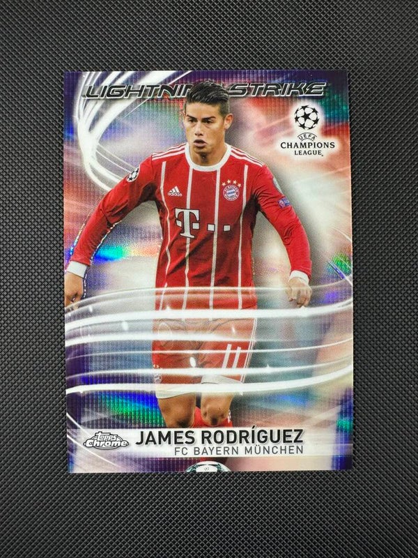 James Rodriguez Topps Chrome 2018 Lighting Strike #LS-JR