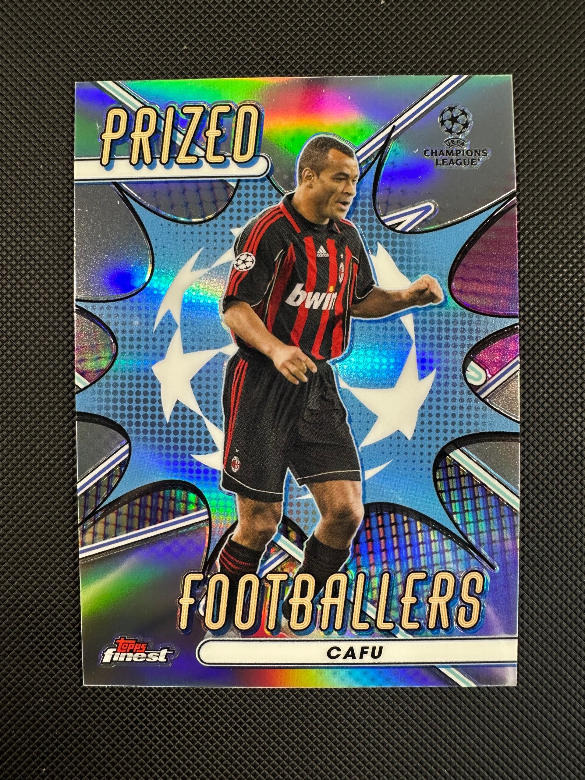 Cafu Topps Finest UEFA CC 2022/23 Prized Footballers Refractor #PF-2 MILAN