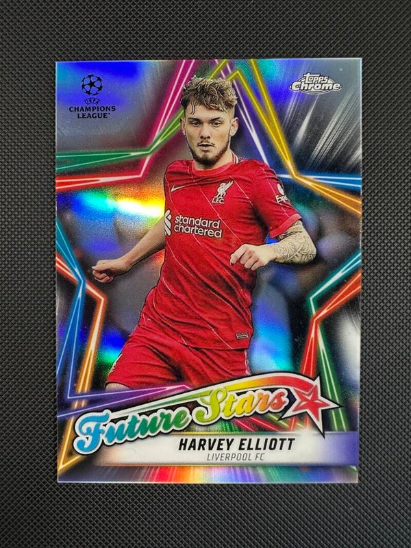 Harvey Elliott Topps Chrome UEFA CL 2021/22 Future Stars #FS-9