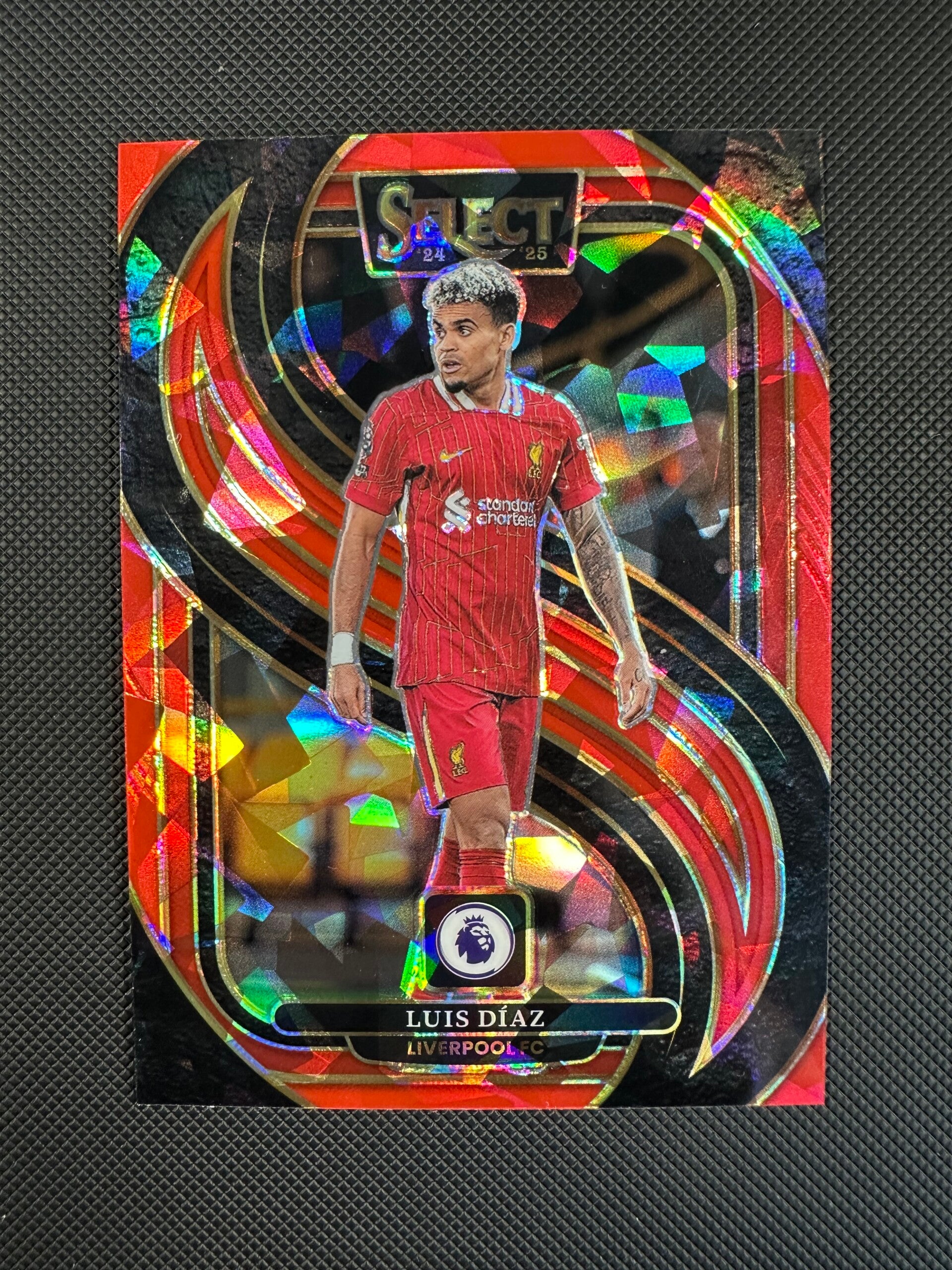 Luis Diaz Panini Select Premier League 2024/25 Red Ice Terrace Prizm #144