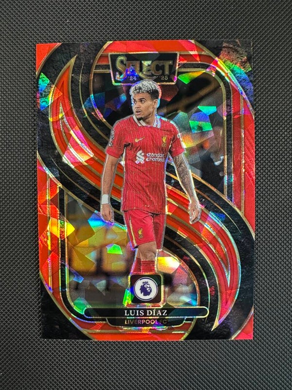 Luis Diaz Panini Select Premier League 2024/25 Red Ice Terrace Prizm #144
