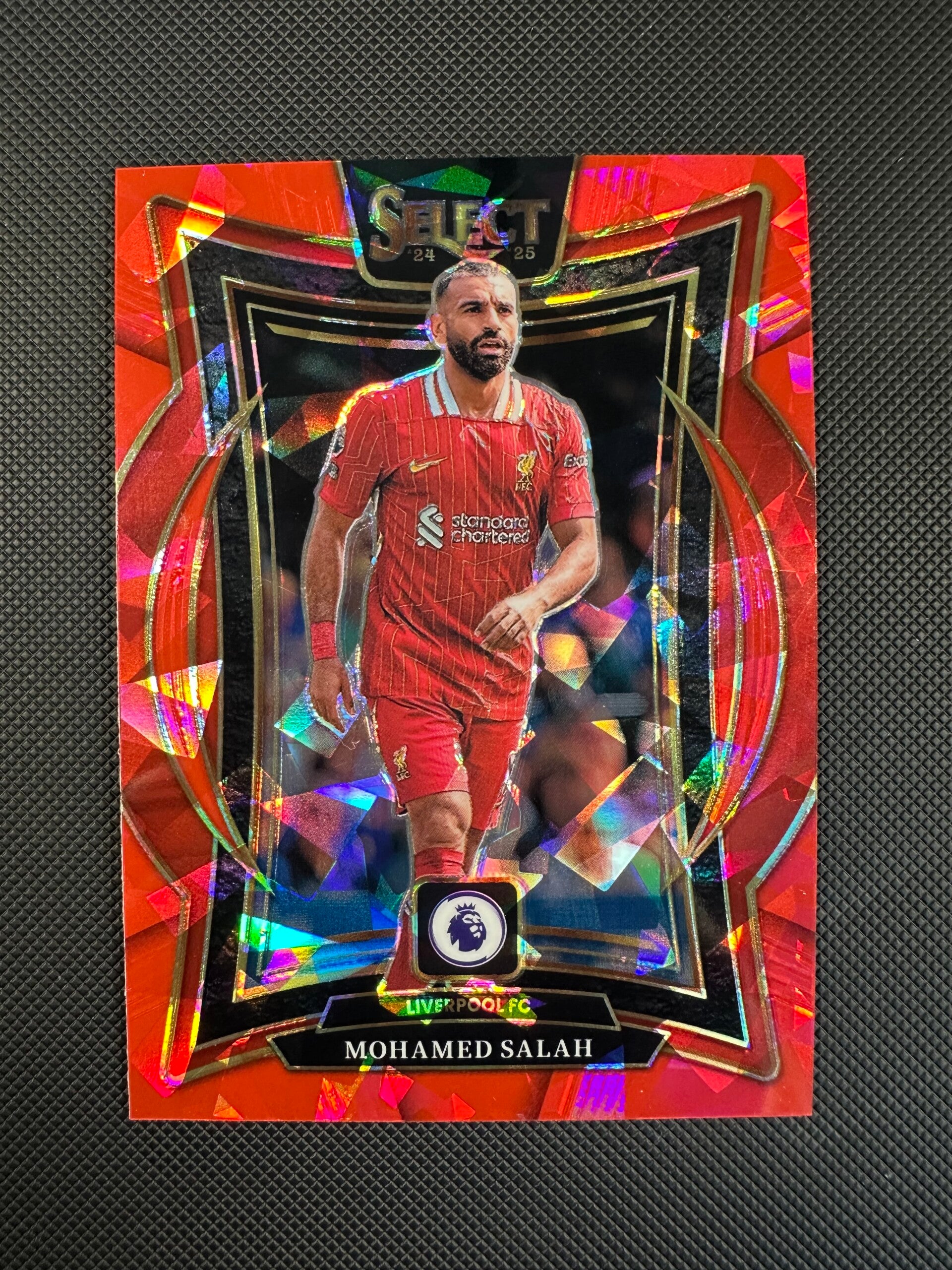 Mohamed Salah Panini Select Premier League 2024/25 Red Ice Terrace Prizm #41
