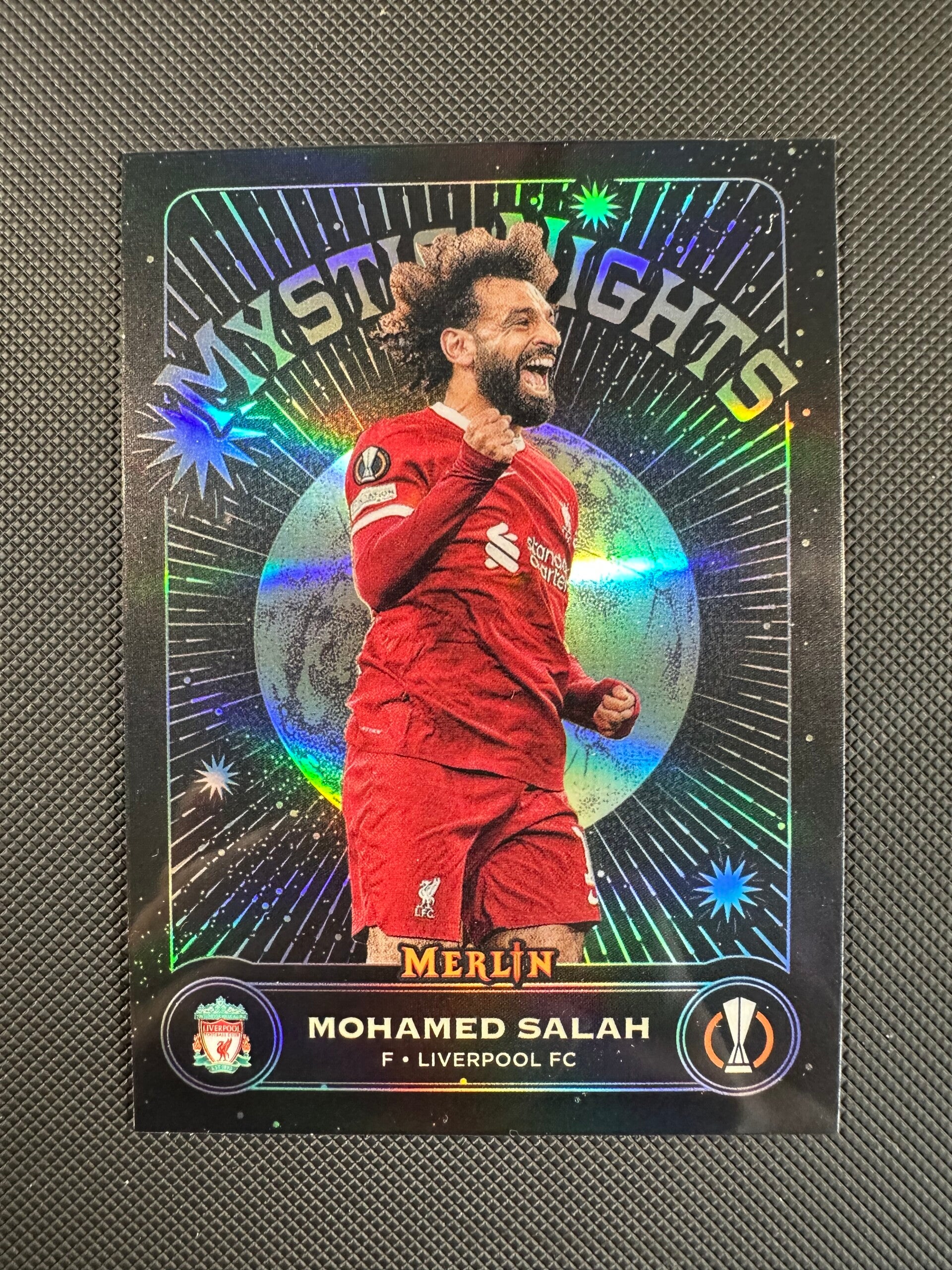 Mohamed Salah Topps Merlin UEFA CC 2023/24 Mystic Nights #MN-3