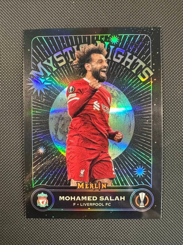 Mohamed Salah Topps Merlin UEFA CC 2023/24 Mystic Nights #MN-3