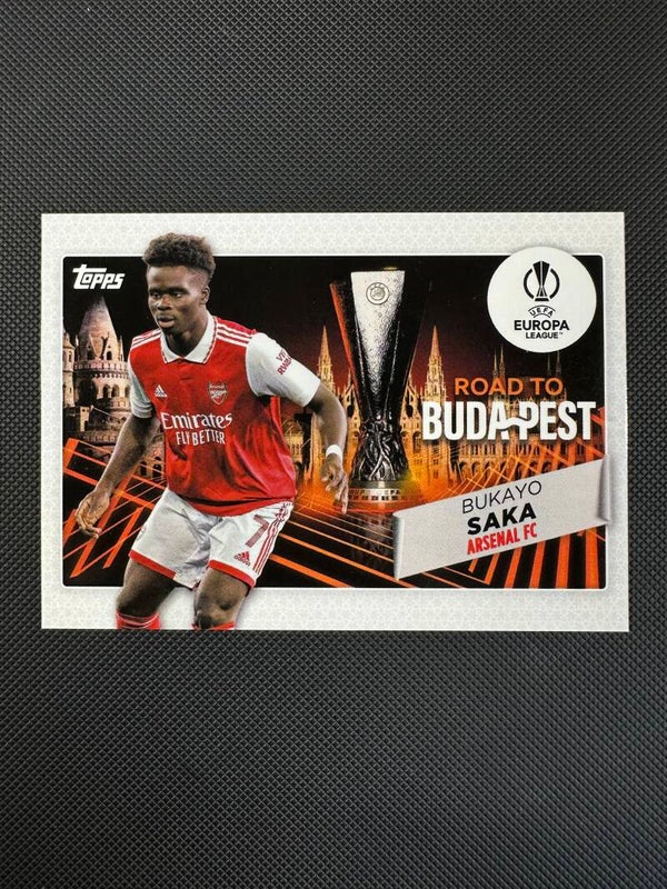 Bukayo Saka Topps UEFA CC 2022/23 Road To Final #RF-2