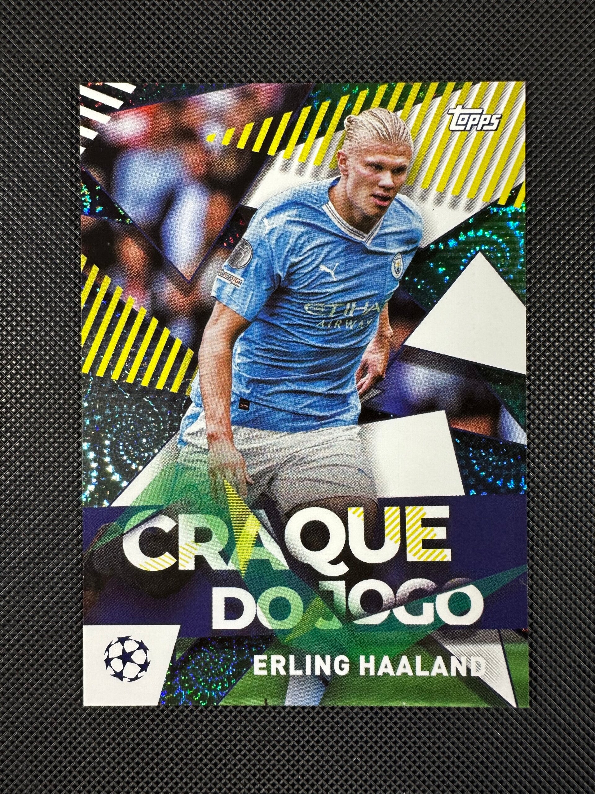 Erling Haaland Topps Carnaval UEFA CC 2023/24 Craque Do Jogo #CJ-6